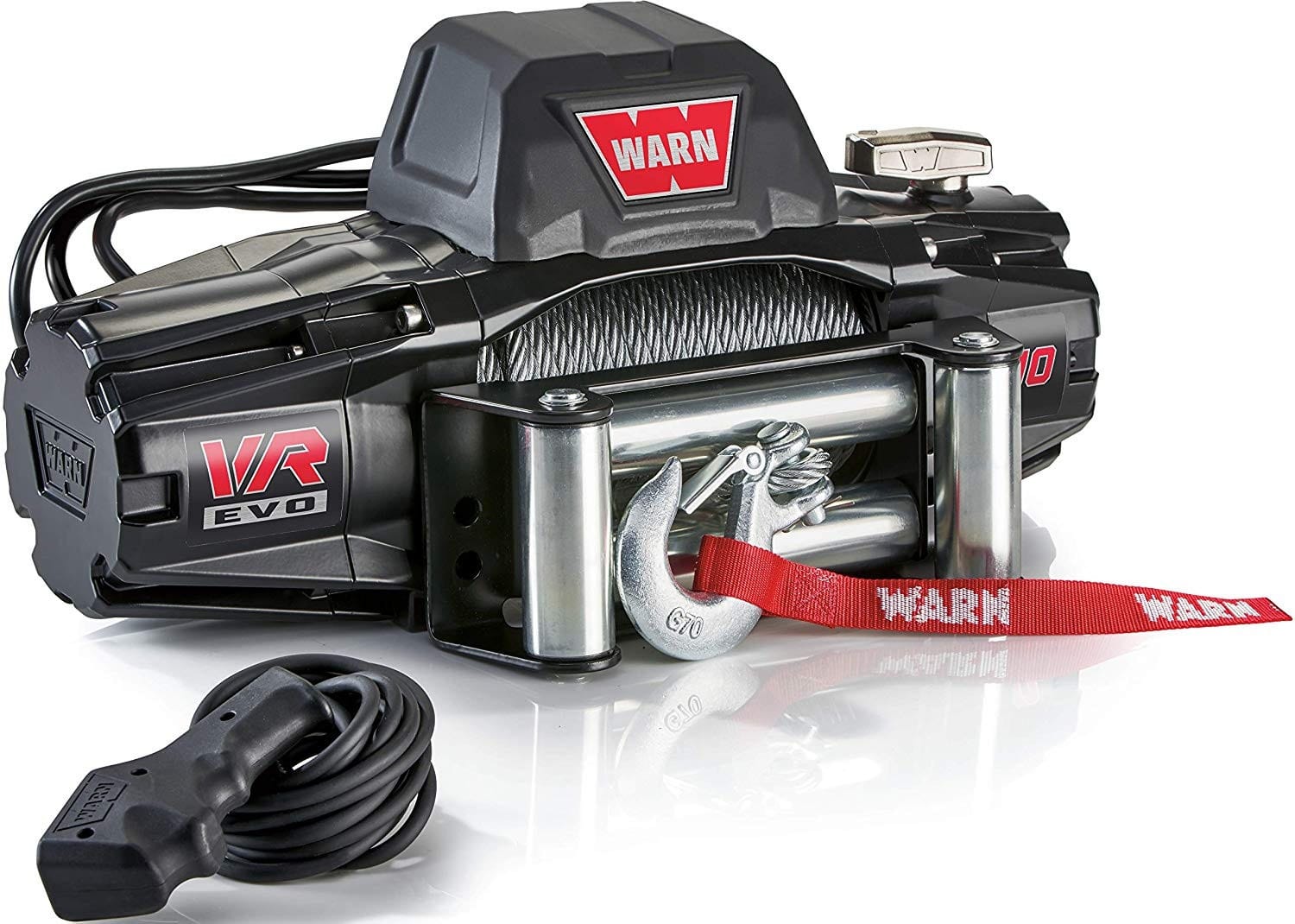 WARN VR EVO 10 – 10,000 lbs Winch With Steel Rope and Wireless Remote, 12V