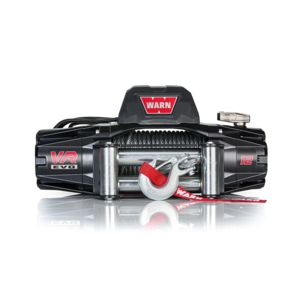 WARN VR EVO 12 – 12,000 lbs Winch With Steel Rope and Wireless Remote, 12V
