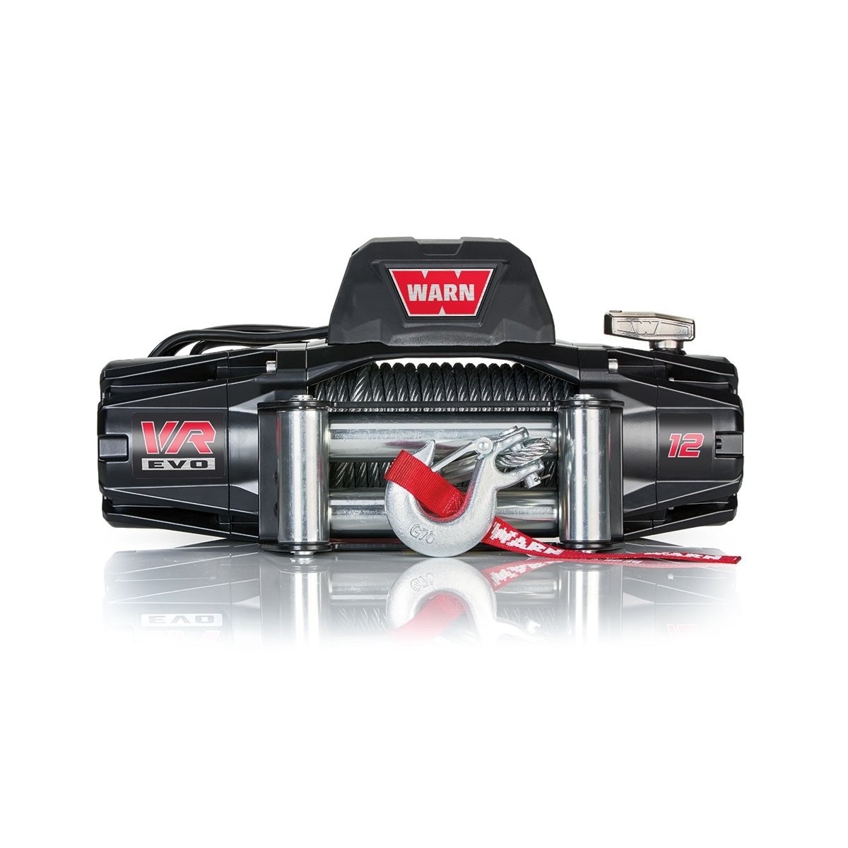 WARN VR EVO 12 – 12,000 lbs Winch With Steel Rope and Wireless Remote, 12V