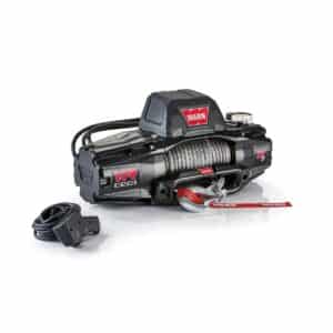WARN VR EVO 12-S – 12,000 lbs Winch With Synthetic Rope and Wireless Remote, 12V