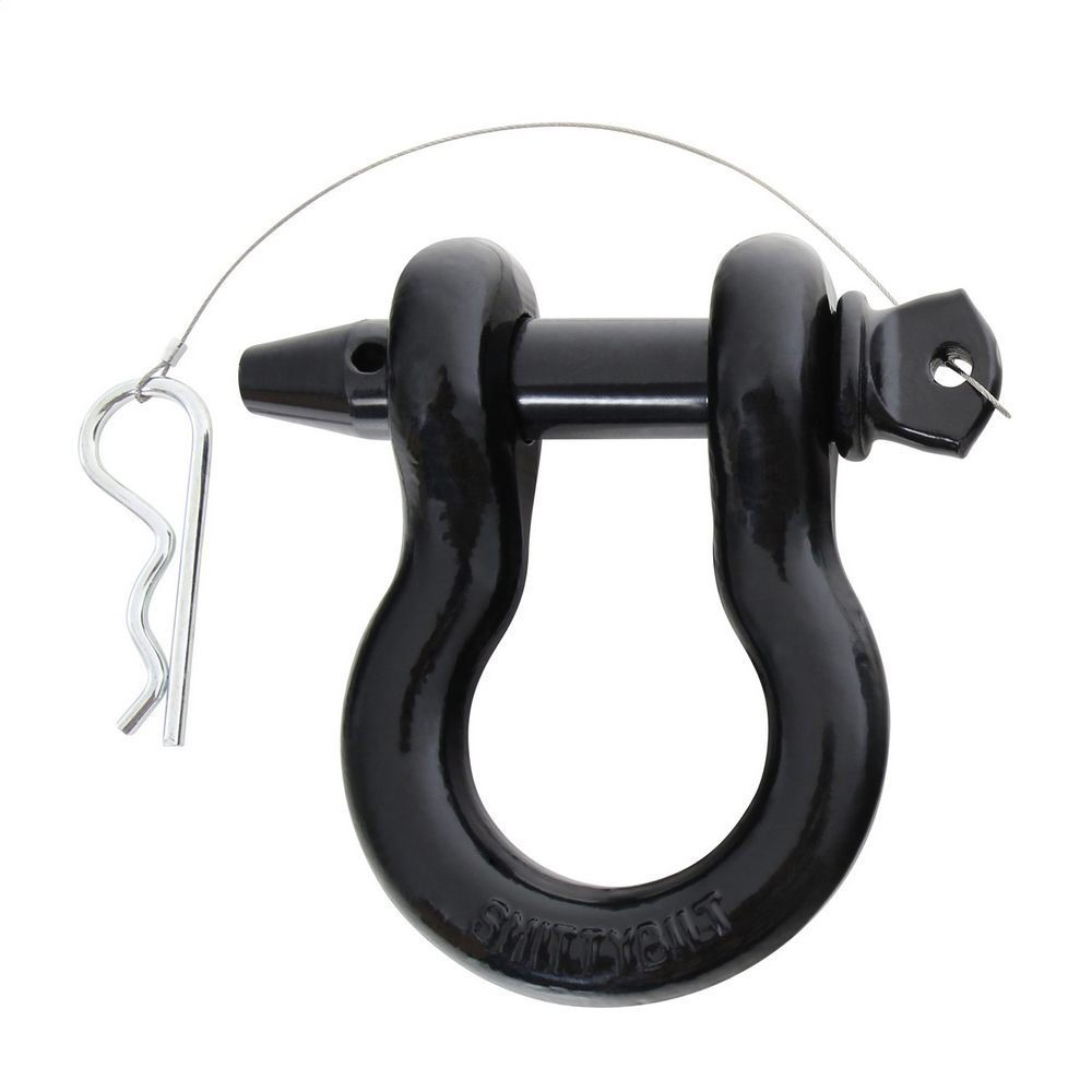 7/8″ Quick Disconnect D-Ring Shackle (Black)