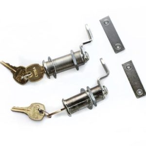 Full-size system drawer lock set (two) witih matching keys (two)