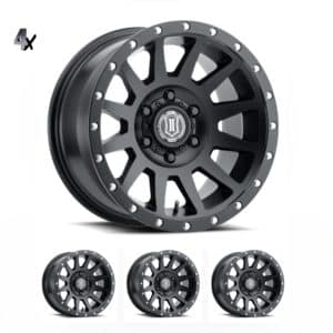 RAM 1500 (17×8.50) 4x COMPRESSION TITANIUM 6×5.5″ (0 OFFSET)