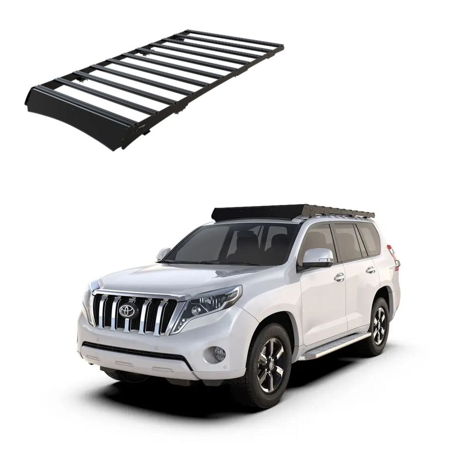 TOYOTA PRADO 150 (2009-2023) SLIMSPORT ROOF RACK KIT – KSTP003T TOYOTA PRADO 150 (2009-2023) SLIMSPORT ROOF RACK KIT - KSTP003T - Image 1