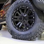 RANGER/RANGER RAPTOR/EVEREST (17X9) 4x MATT BLACK VAPOUR WHEELS (6/139.7) +30 OFFSET - Image 2