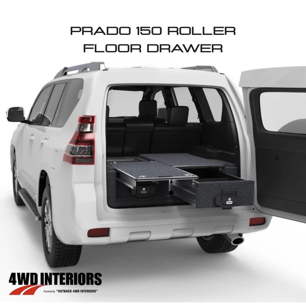 PRADO 150 ROLLER FLOOR DRAWER PRADO 150 GXL/VX / GX460 DRAWER ROLLER FLOOR + WING KIT - Image 1