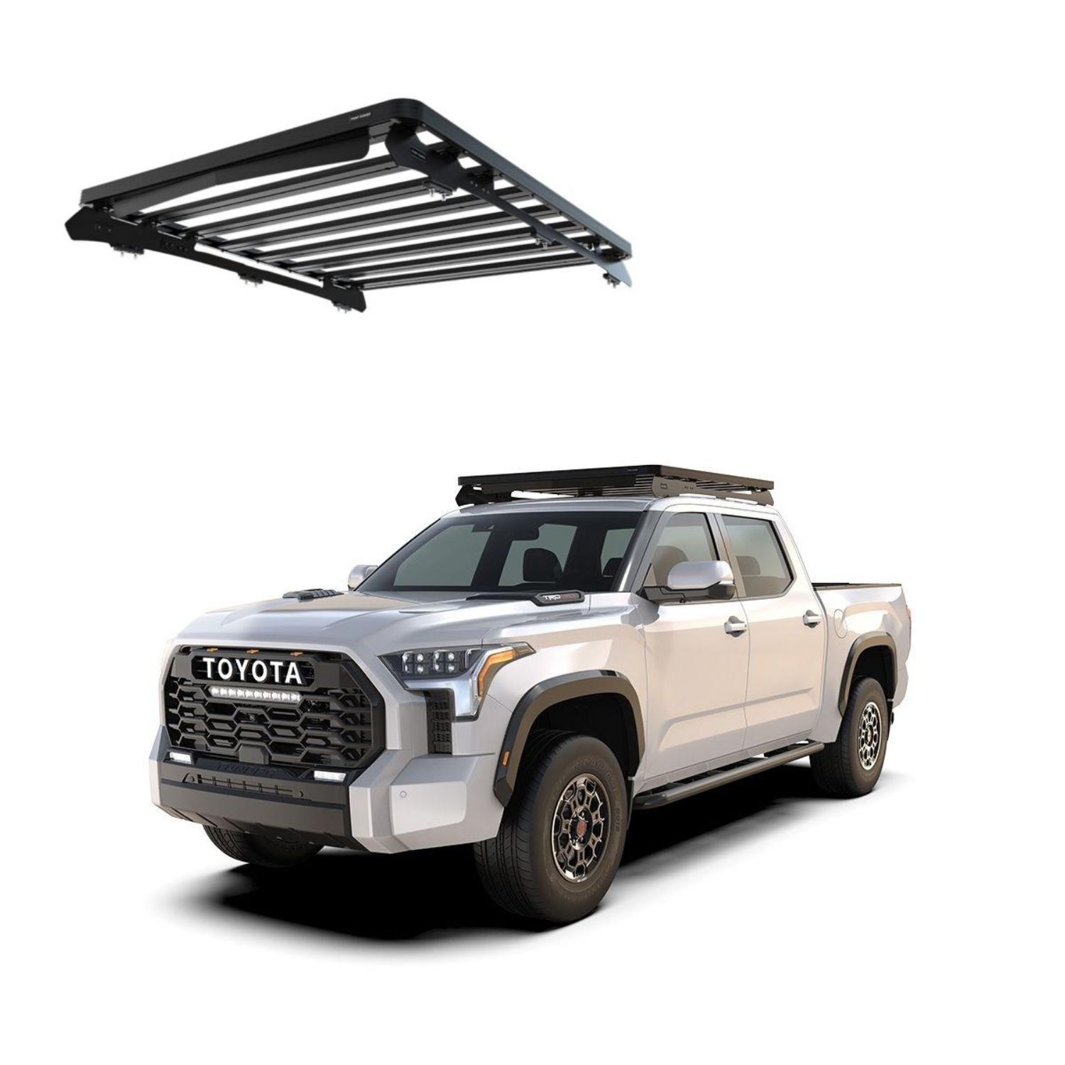 TUNDRA CREW MAX (1560MM) SLIMLINE II ROOF RACK KIT – KRTT007T TUNDRA CREW MAX (1560MM) SLIMLINE II ROOF RACK KIT - KRTT007T - Image 1