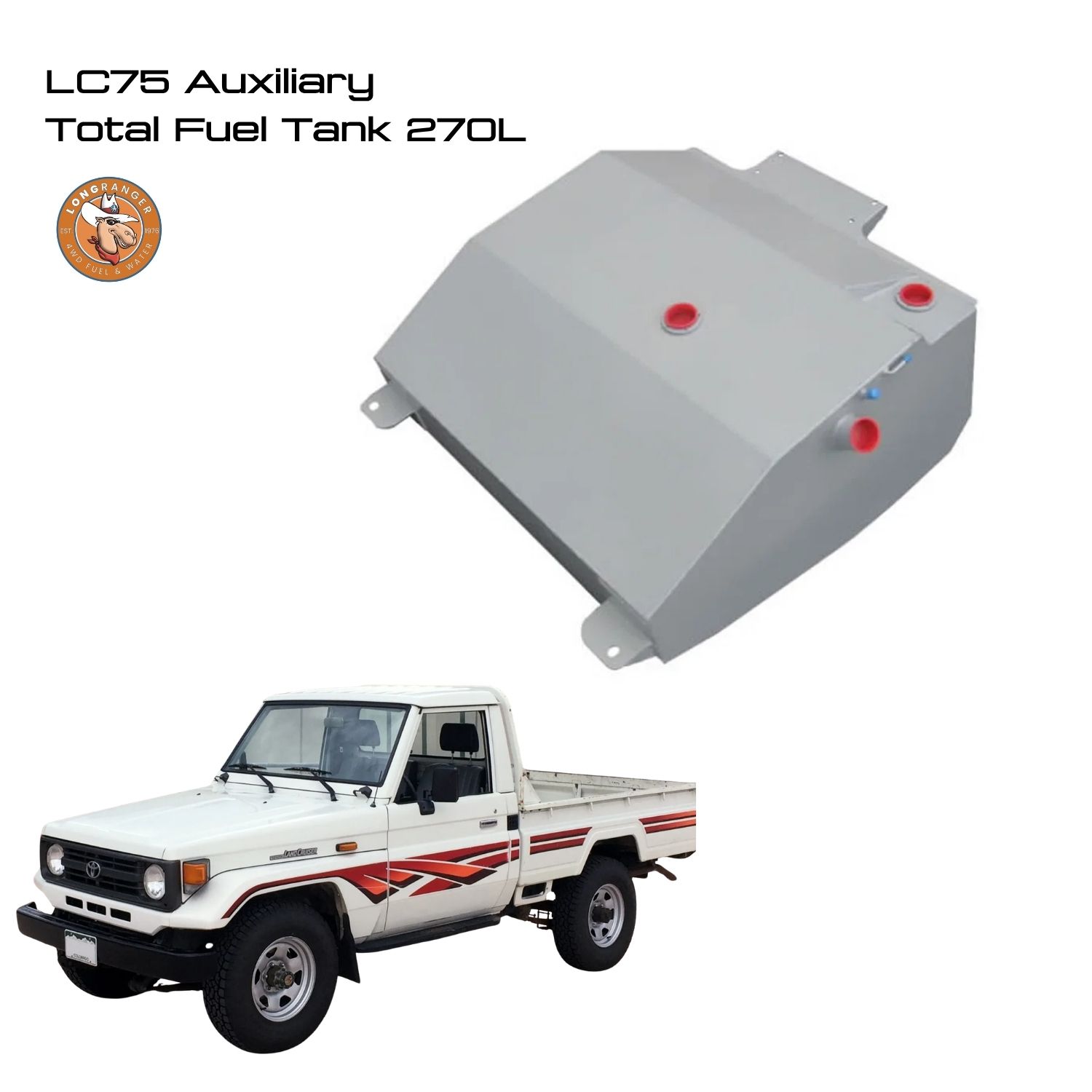 LC75 Auxiliary Total Fuel Tank 270L LC75 Auxiliary Total Fuel Tank 270L - Image 1