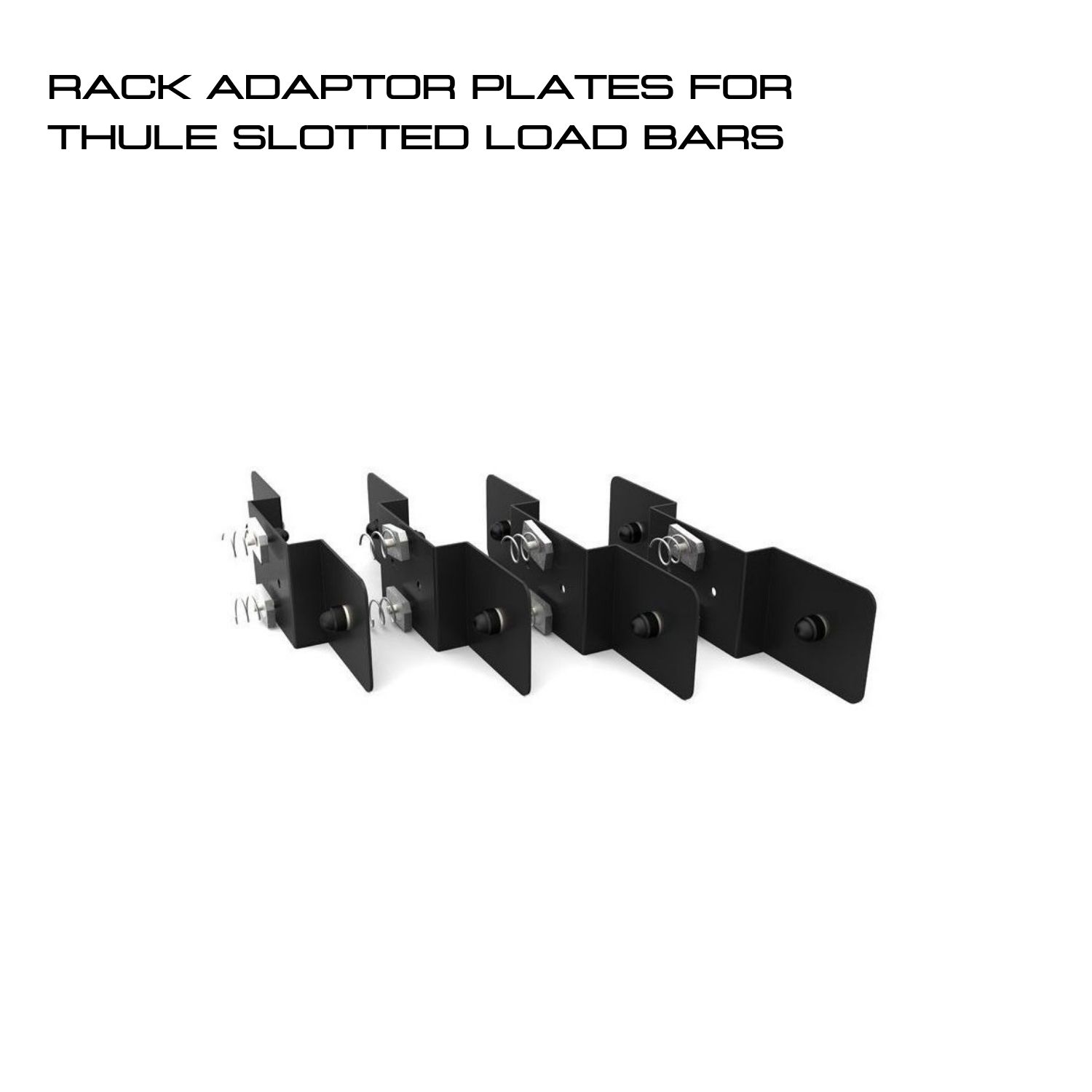 RACK ADAPTOR PLATES FOR THULE SLOTTED LOAD BARS RACK ADAPTOR PLATES FOR THULE SLOTTED LOAD BARS - BY FRONT RUNNER - Image 1