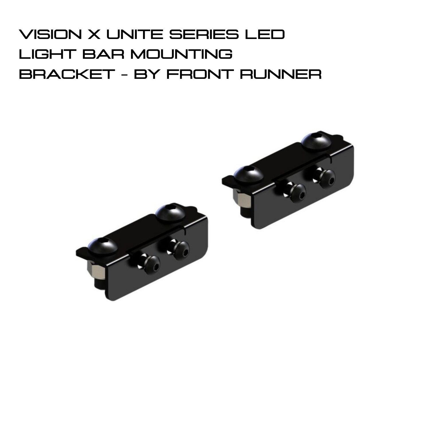 VISION X UNITE SERIES LED LIGHT BAR MOUNTING BRACKET – BY FRONT RUNNER VISION X UNITE SERIES LED LIGHT BAR MOUNTING BRACKET - BY FRONT RUNNER - Image 1