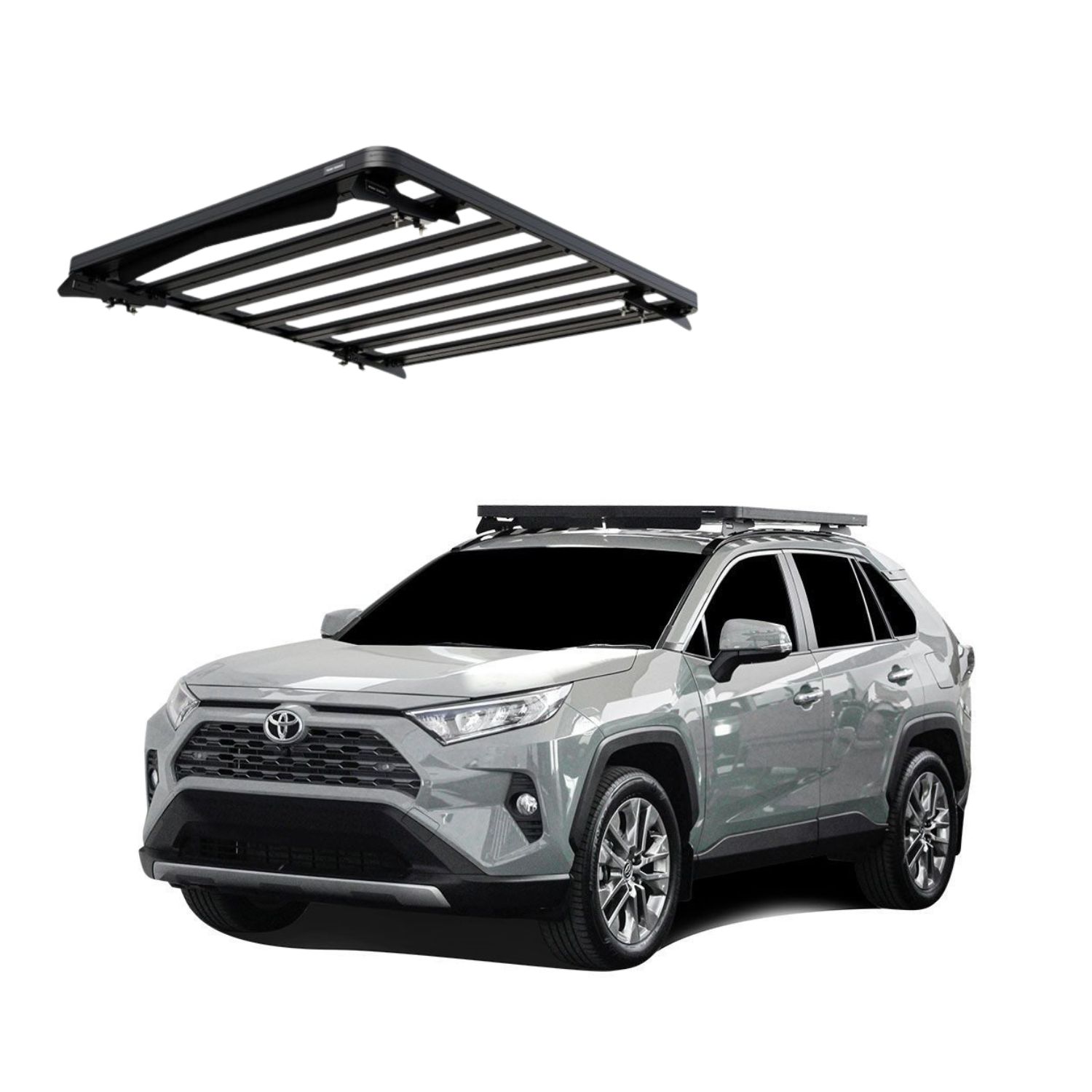 RAV4 (2019 – current) (1358mm) SLIMLINE II ROOF RACK KIT – KRTR004T RAV4 (2019 - current) (1358mm) SLIMLINE II ROOF RACK KIT - KRTR004T - Image 1