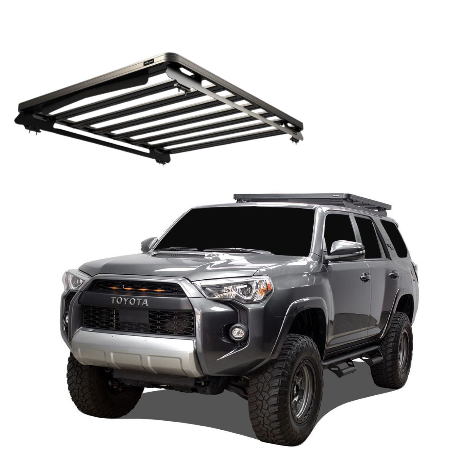 4RUNNER (5TH GEN) 34 (1560mm) SLIMLINE II ROOF RACK KIT – KRTF050T 4RUNNER (5TH GEN) 3/4 (1560mm) SLIMLINE II ROOF RACK KIT - KRTF050T - Image 1