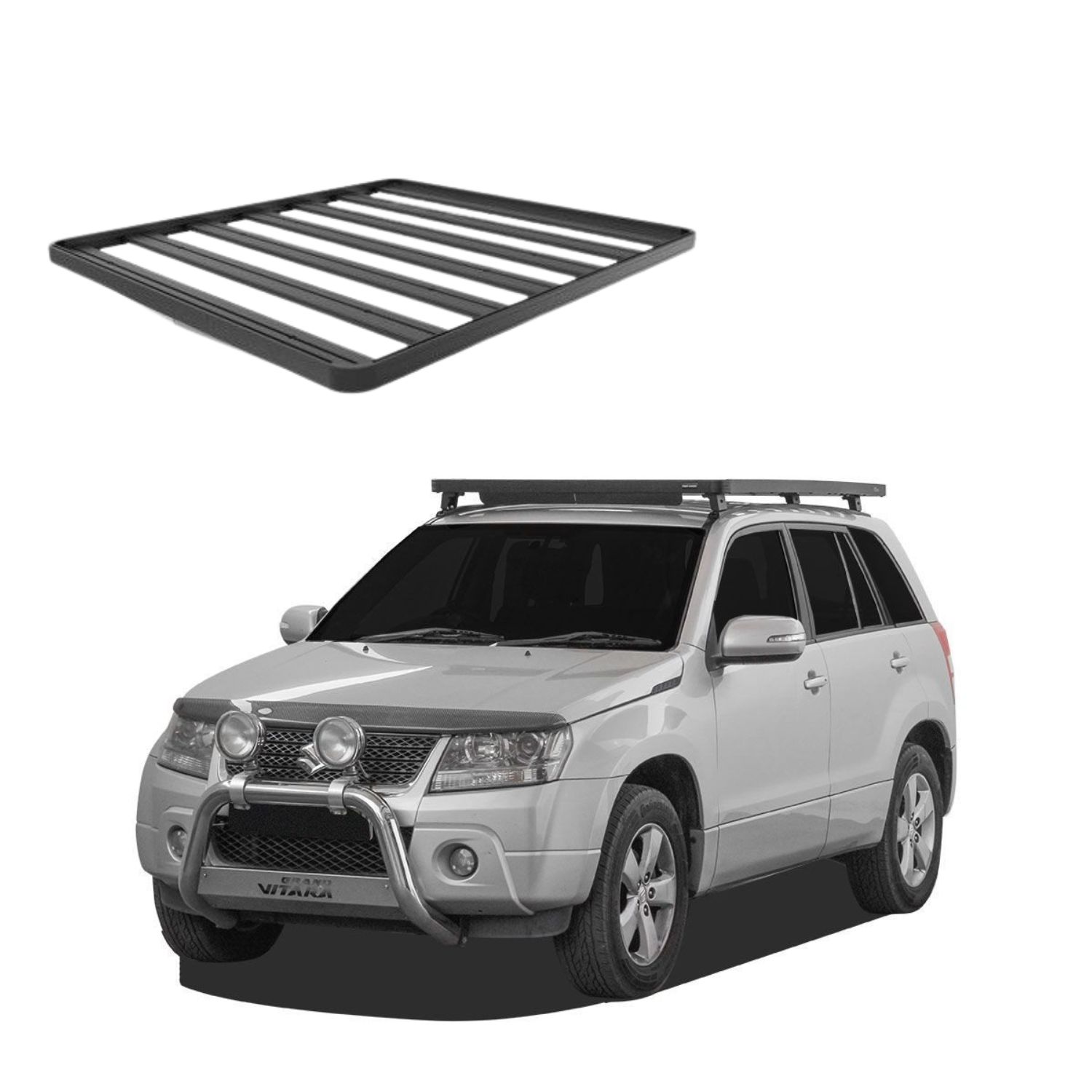 GRAND VITARA (2007-2014) SLIMLINE II ROOF RACK KIT – KRSV001T GRAND VITARA (2007-2014) SLIMLINE II ROOF RACK KIT - KRSV001T - Image 1