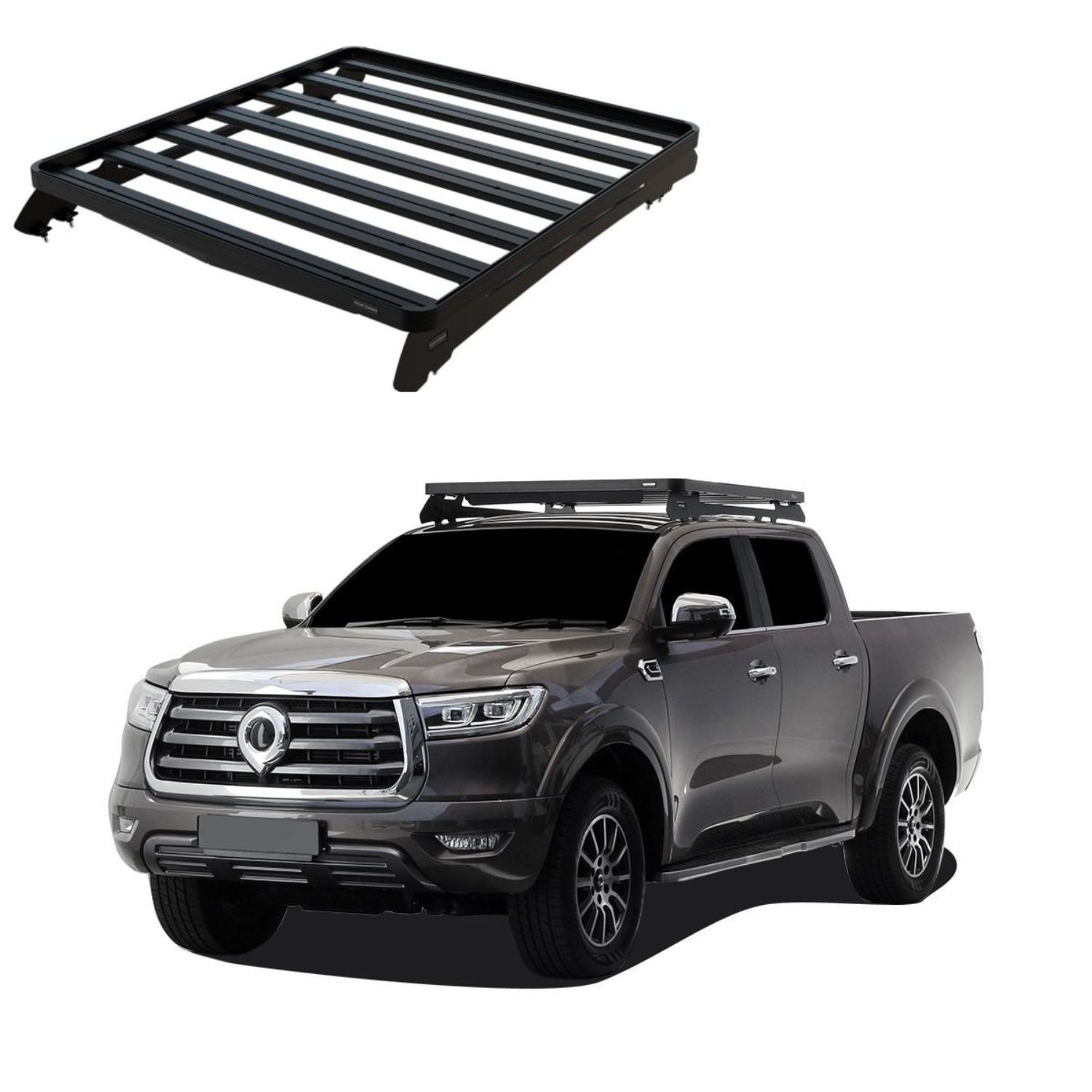 GREAT WALL POER (2020-CURRENT) SLIMLINE II ROOF RACK KIT – KRGP001T GREAT WALL POER (2020-CURRENT) SLIMLINE II ROOF RACK KIT - KRGP001T - Image 1