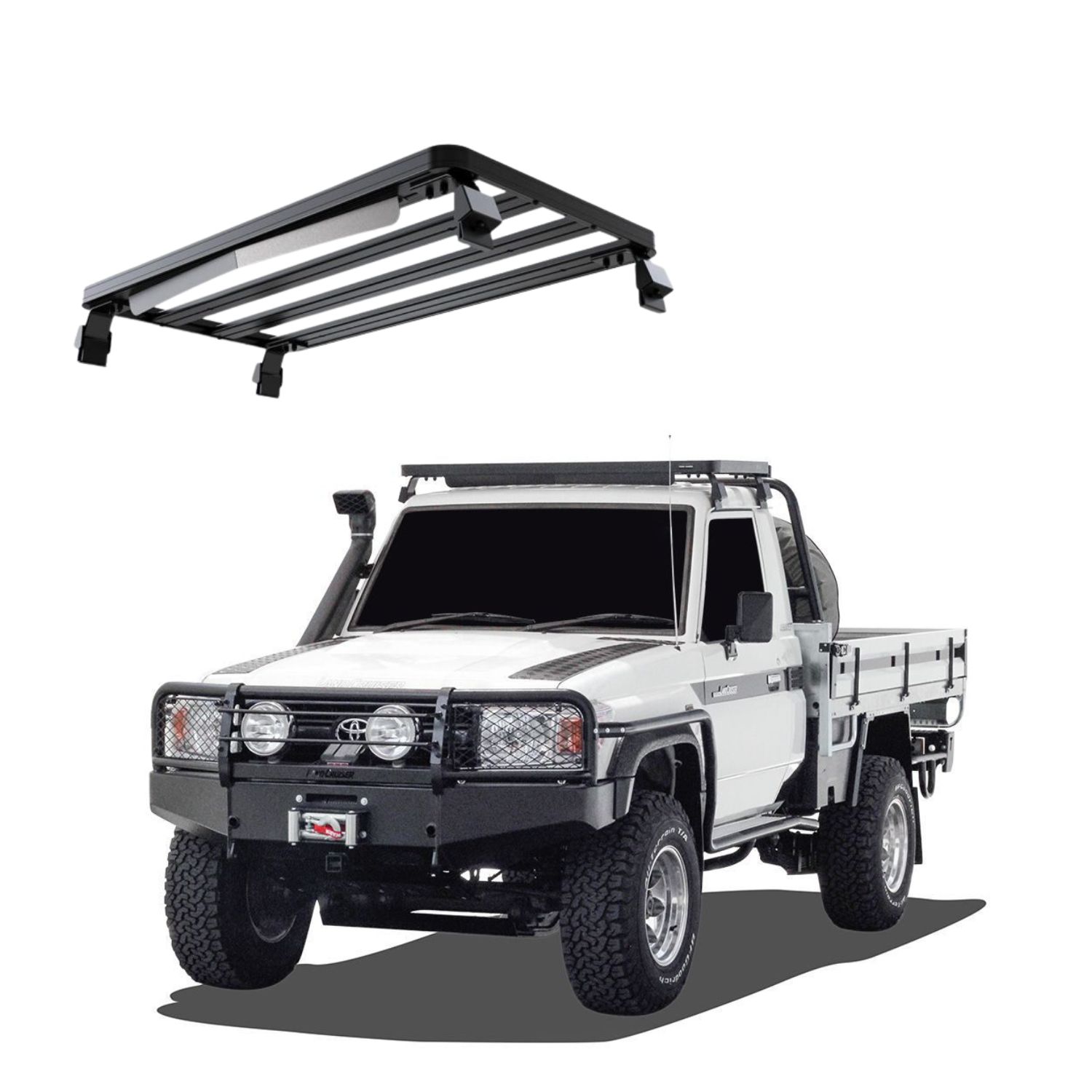 LC79 SC PICKUP (752mm) SLIMLINE II ROOF RACK KIT LC79 SC PICKUP (752mm) SLIMLINE II ROOF RACK KIT - Image 1