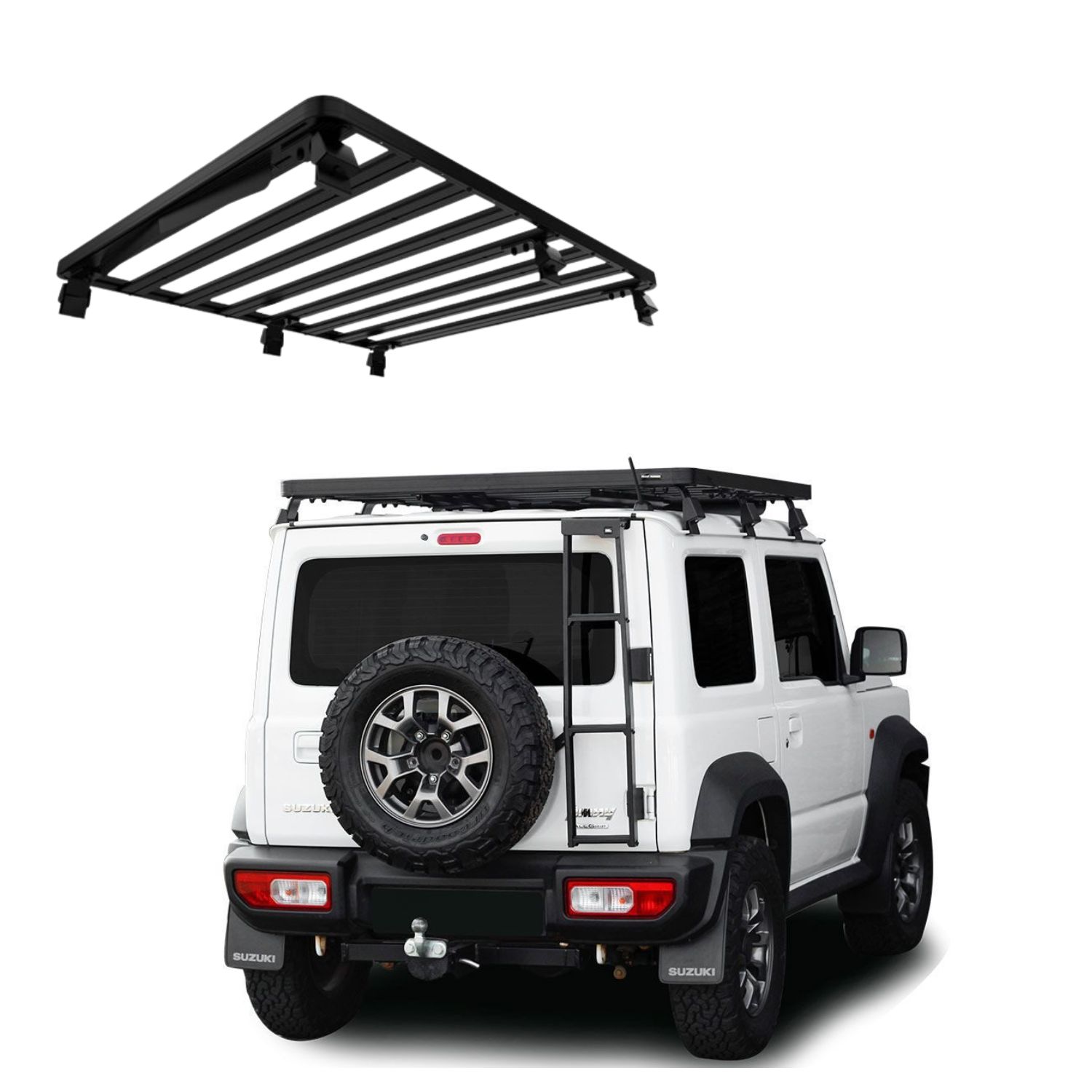 JIMNY 2Door 2018+ SLIMLINE II ROOF RACK TALL – KRSJ005T JIMNY 2Door 2018+ SLIMLINE II ROOF RACK / TALL - KRSJ005T - Image 1