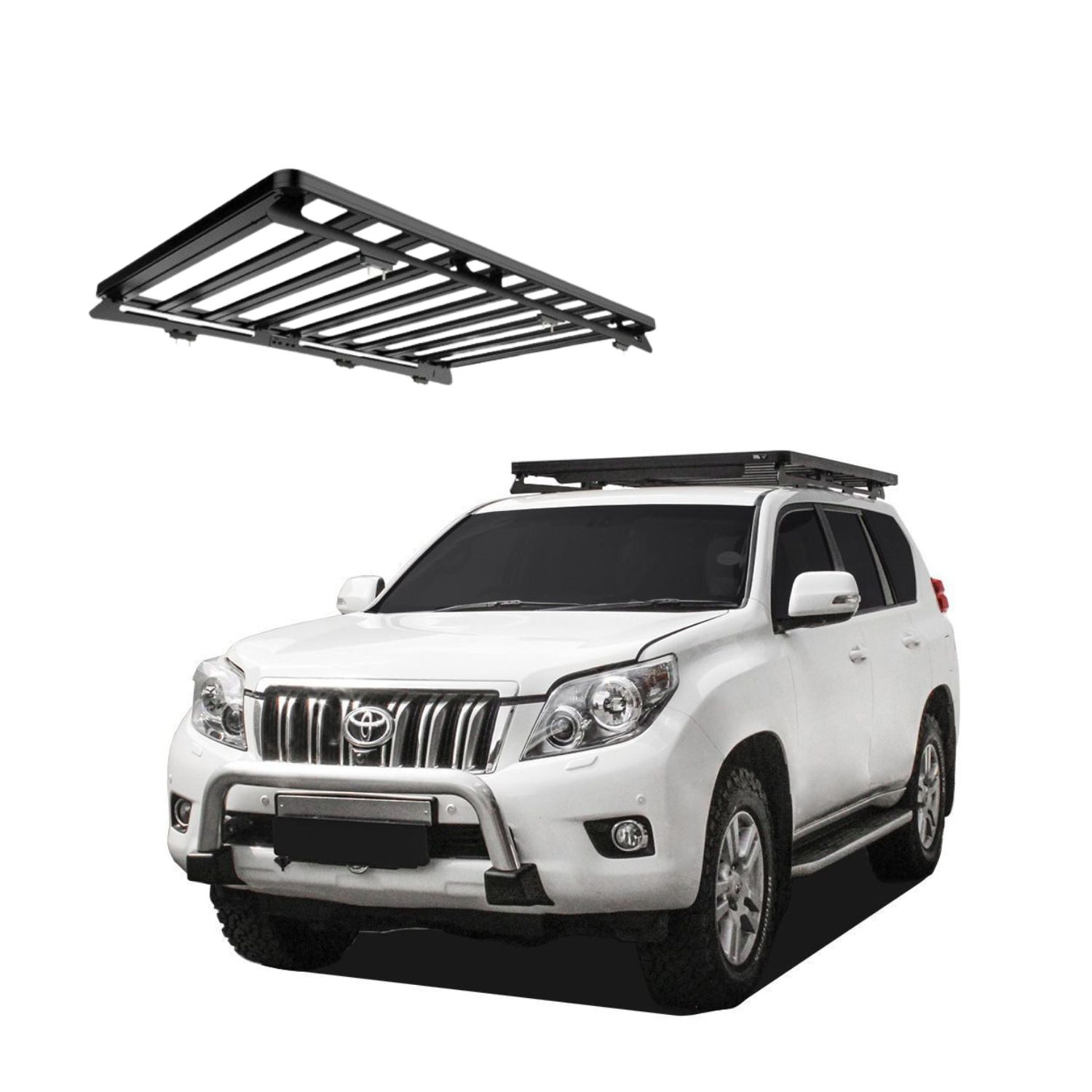 PRADO 150 (1964mm) SLIMLINE II ROOF RACK KIT – KRTP011T PRADO 150 (1964mm) SLIMLINE II ROOF RACK KIT - KRTP011T - Image 1