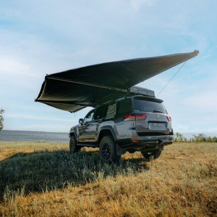 DELTAWING 180° AWNING with bracket + storage bag + led with dimmer