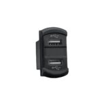 DUAL USB 4X4 VOLT METER GAUGE MONITOR