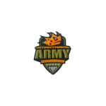 MAXTRAX Army Logo Velcro Morale Patch