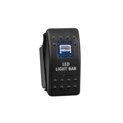 Rocker Switch for 4x4 LED Light Bar Back Lit Blue