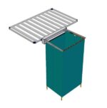 Alu-Cab Shower Cube to Front Runner Roof Rack brackets