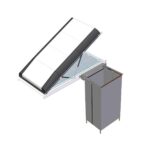 Alu-Cab Shower Cube to ICARUS & LC79 Single Cab Canopy Camper Brackets