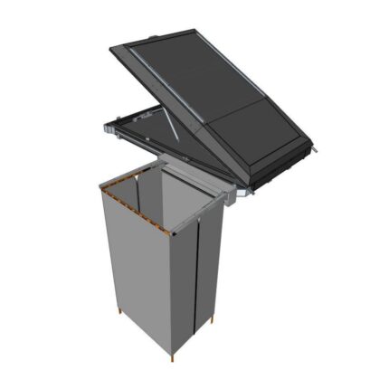 Shower Cube to Alu-Cab TENT & Canopy Camper DC Brackets