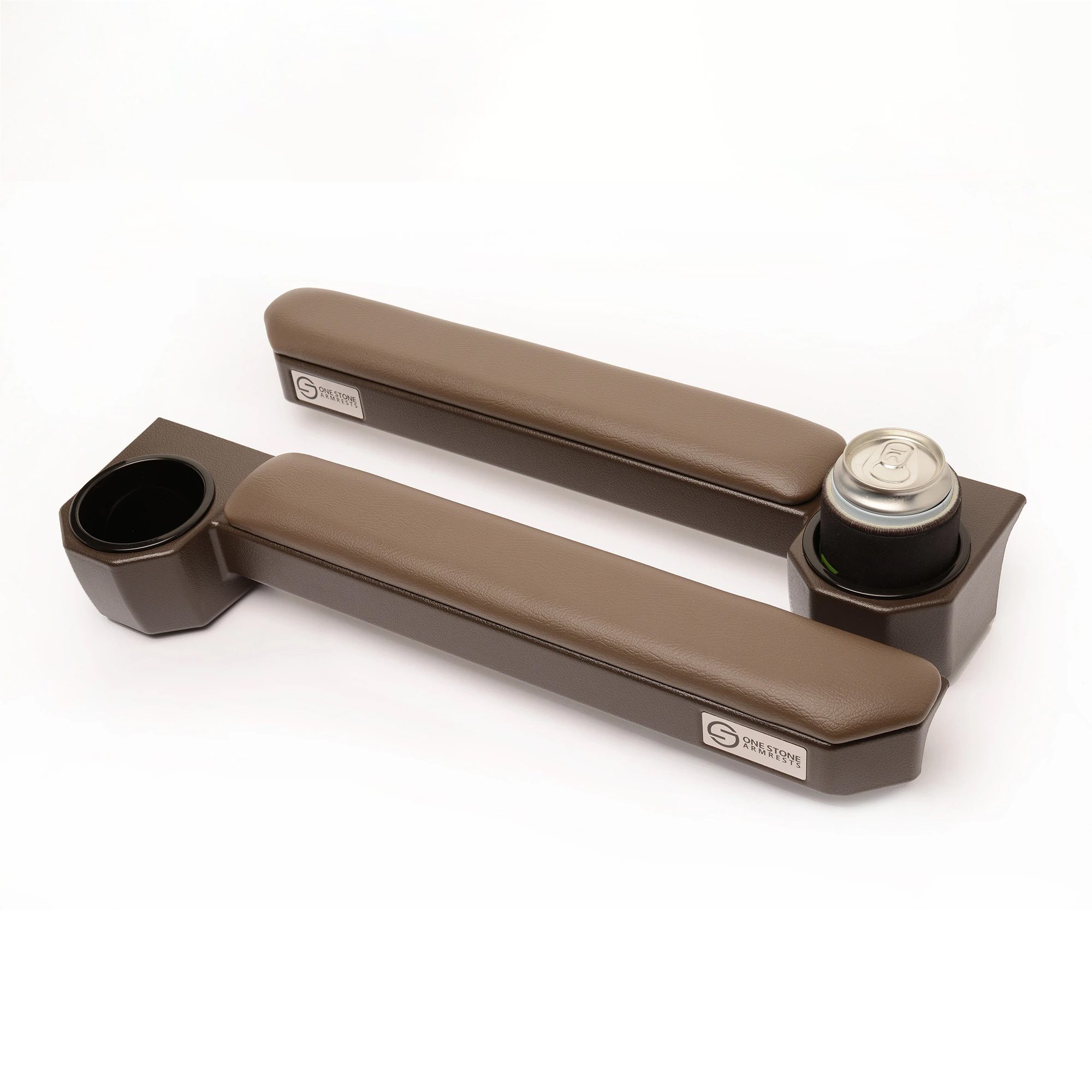 brown LC 70 Armrest Brown Full set (driver + passenger side) - Image 1