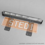 LICENSE PLATE REVERSE BRACKET (TO SUIT MICRO V2 13.9 INCH) - Image 2