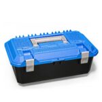 Crossbox - drawer tool box - narrow & wide drawer - blue lid