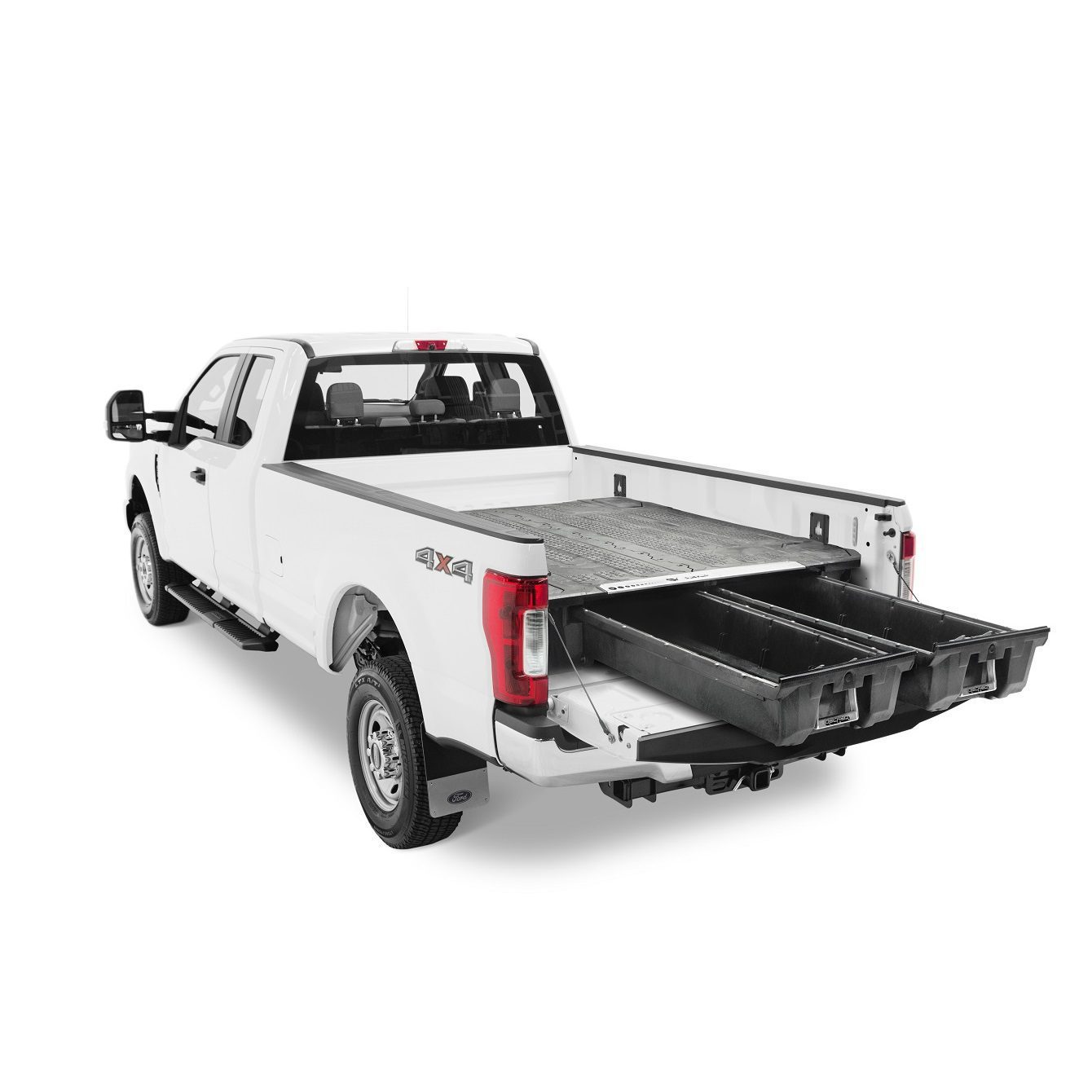 FORD_8FT_45R_OpenEmpty_WWXX9973-1 Ford F250 2017+ 8' 0" Decked Drawer System Legacy - Image 1