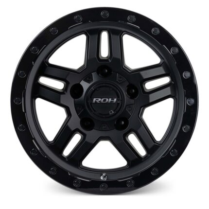 HAM17912MB MATT BLACK-Hammer Wheel 17X9 (6X139) +12 OFFSET ROH
