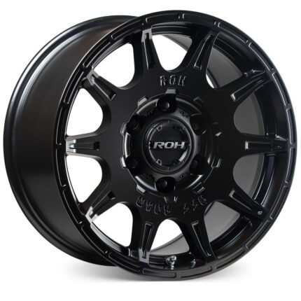 INV17912MB MATT BLACK INVADER - 17X9 (6X139) +12 OFFSET ROH