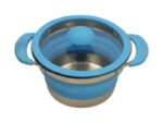 KAMPA FOLDING SAUCE PAN 1 LITRE BLUE - Image 3