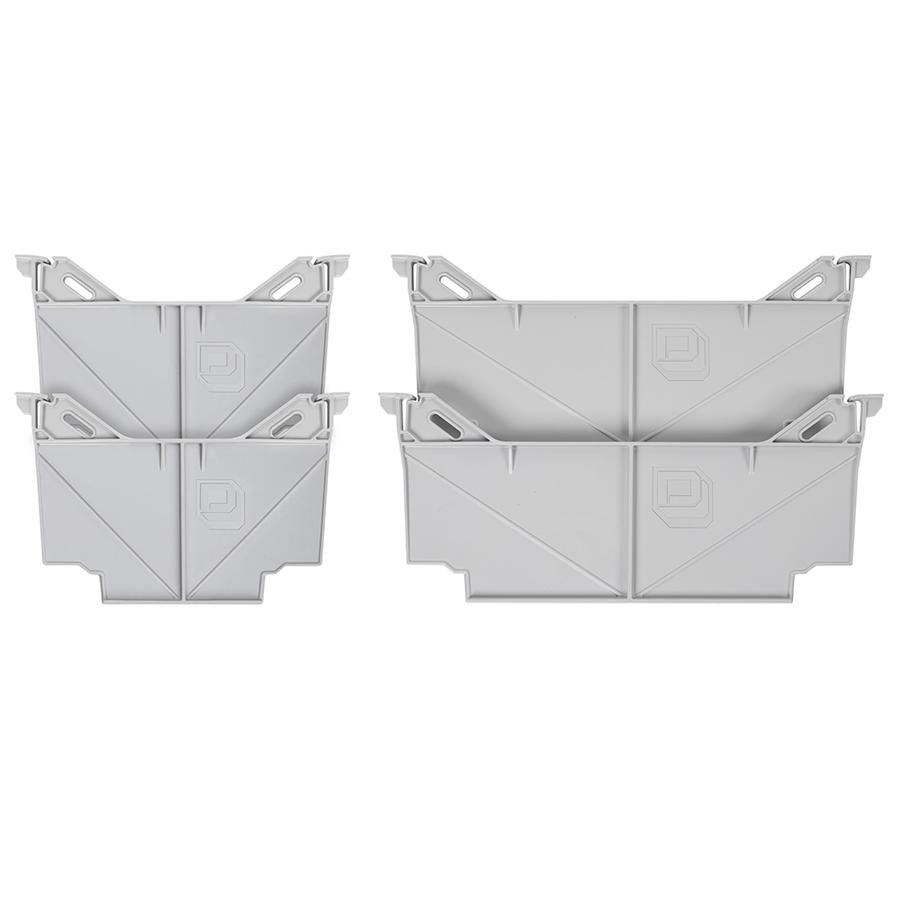 MIDSIZE_COMBO_DIVIDERS_900x900_crop_center Locking tab drawer dividers combo package - (2) narrow & (2) wide - Image 1