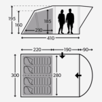 Dometic Brean 4 AIR Inflatable camping tent - Image 2