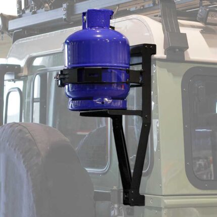 LAND ROVER DEFENDER 90/110 SINGLE GAS BOTTLE BRACKET - BY FRONT RUNNER