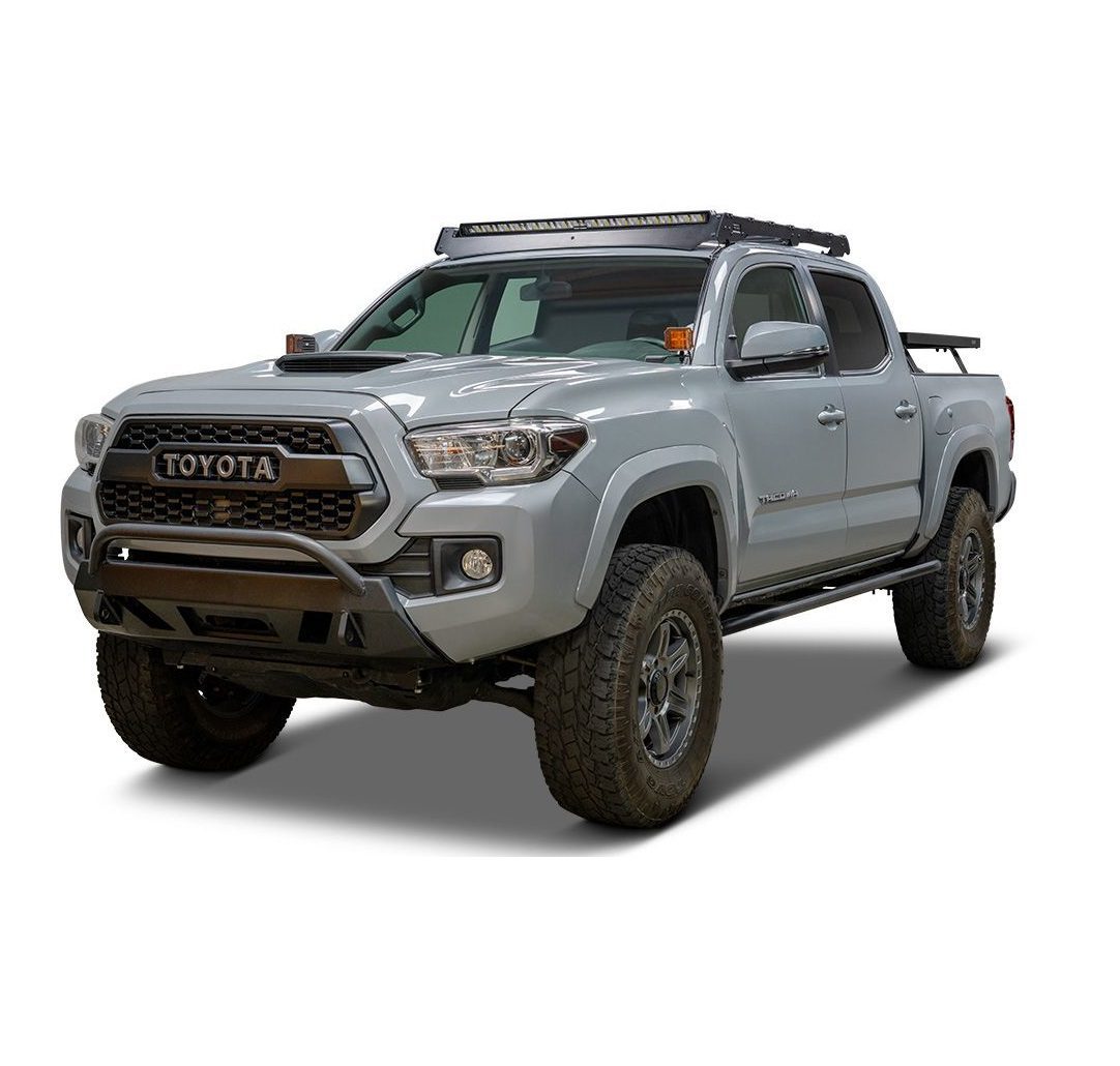 kstt002tbp_1111 TOYOTA TACOMA (2005-CURRENT) SLIMSPORT ROOF RACK KIT / LIGHTBAR READY - BY FRONT RUNNER - Image 1
