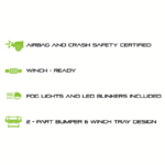 TOYOTA LC71/LC76/LC78/LC79 2007 - 2023 DELUXE BULL BAR - Image 4