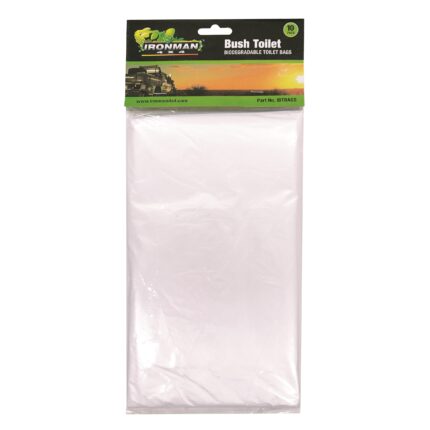 BUSH TOILET BIODEGRDABLE BAGS
