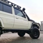 TOYOTA LC76 PREMIUM SIDE STEPS & RAILS