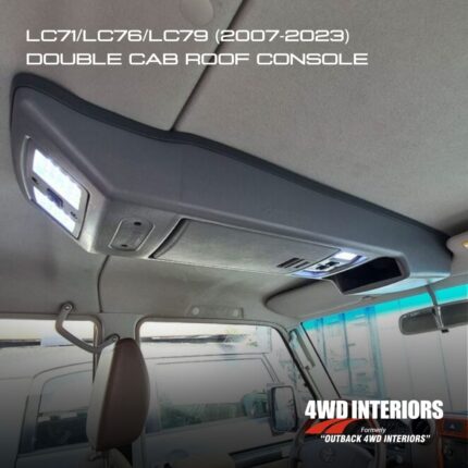 LC71/LC76/LC79 (2007-2023) DOUBLE CAB ROOF CONSOLE