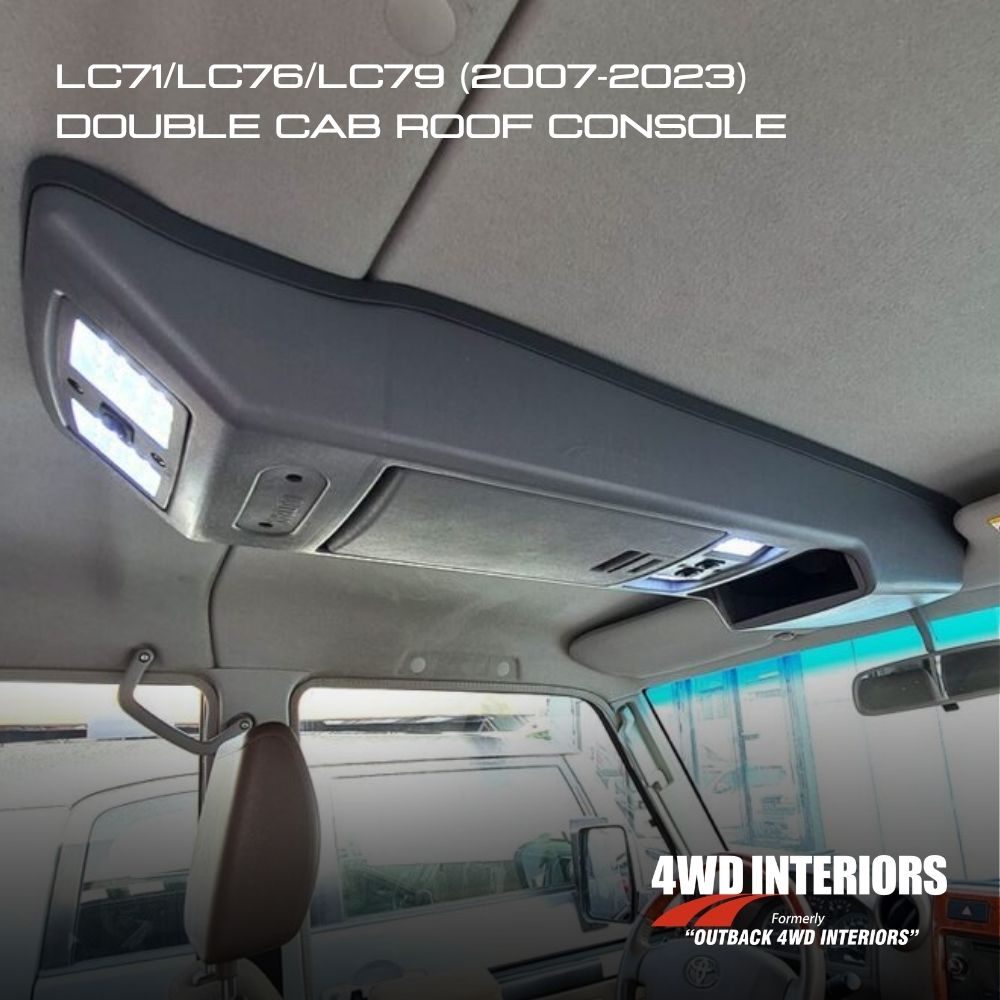 LC71LC76LC79 (2007-2023) DOUBLE CAB ROOF CONSOLE LC71/LC76/LC79 (2007-2023) DOUBLE CAB ROOF CONSOLE - Image 1