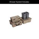 YJ1 - Gladiator 2020+ 5' DECKED DRAWER SYSTEM V2 - Image 8