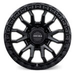 LC300 (17X9) RAID MATT BLACK GRAPHITE 4x ALLOY WHEELS (6/139) +35 - Image 4