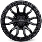 LC300 (17X9) RAID MATT BLACK 4x ALLOY WHEELS (6/139) +35 - Image 4