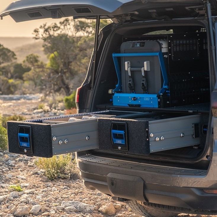 01ddd.jpeg LC300 COMPLETE DUAL STORAGE DRAWER KIT 2021+ - Image 1