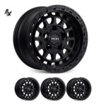 RAM 1500 (17X9) 4x MATT BLACK ASSAULT WHEELS (6/139) +12 OFFSET