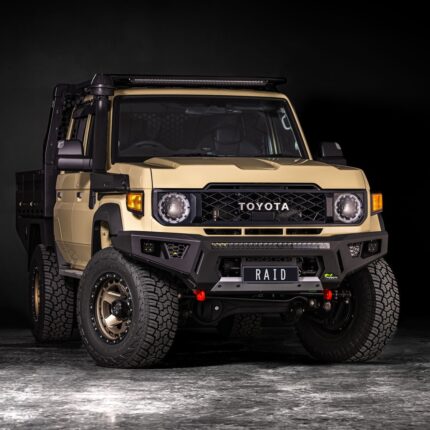 LC79 RAID BULL BAR 2024+ with RECOVERY POINTS and WINCH COMPATIBLE